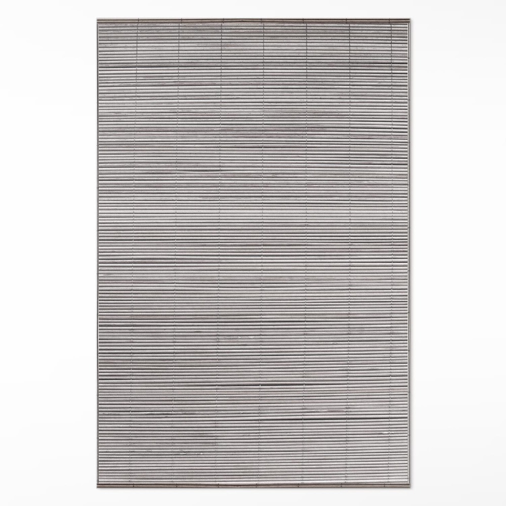 Vinylový koberec Bambusová rohož dřevěný boho styl