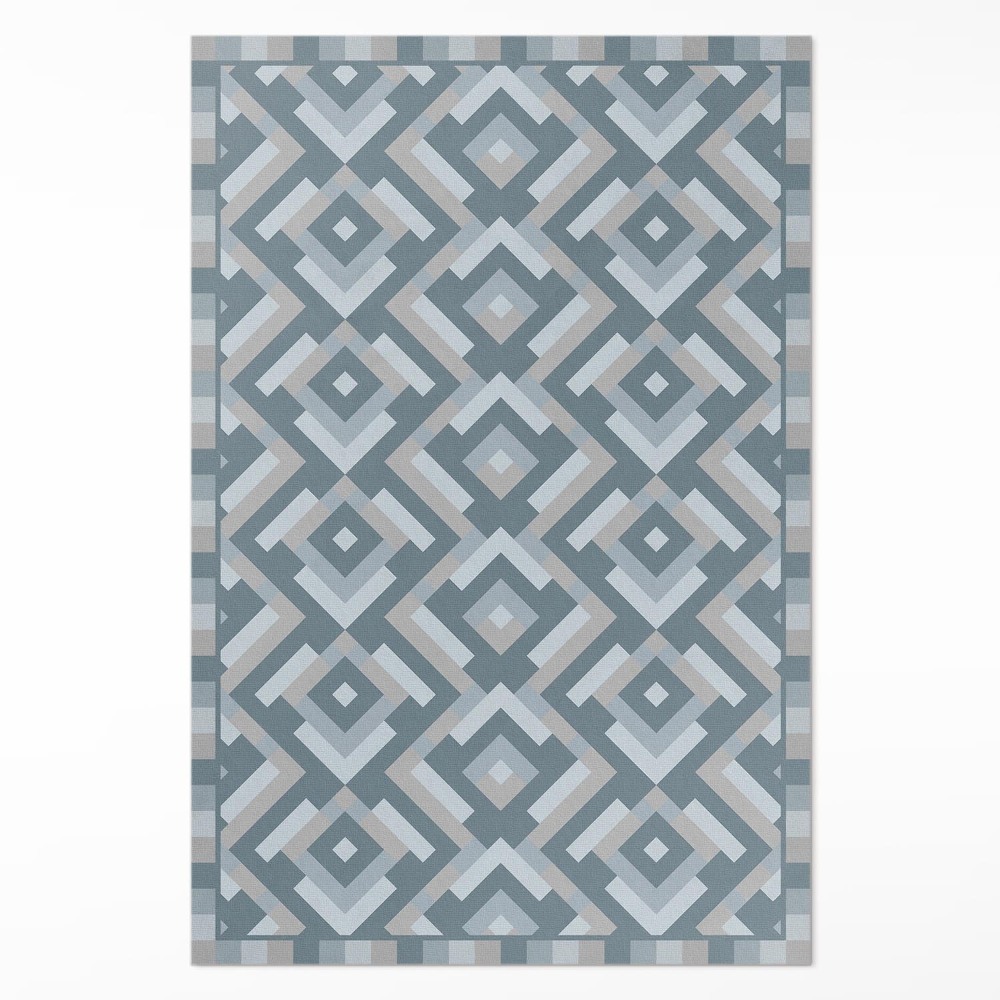 Vinylový koberec Aztécká geometrie ve stylu vintage boho