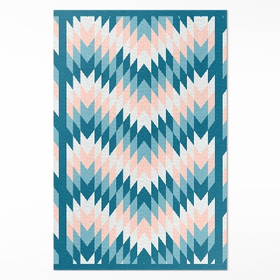 Vinylový koberec Geometrická rybí kost moderní design