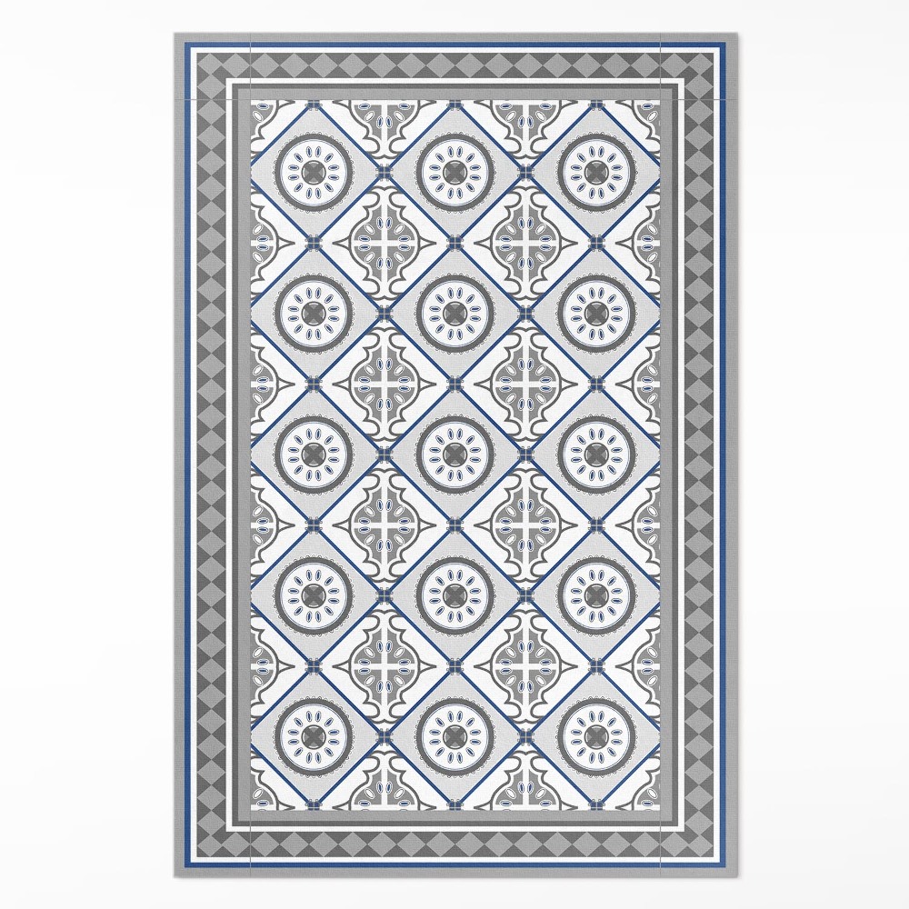 Vinylový koberec Geometrické kosočtverce ornamentální dlaždice