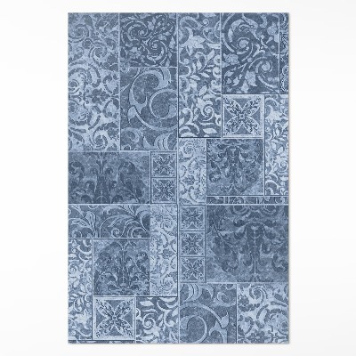 Vinylový koberec Antické dlaždice opotřebované kachličky