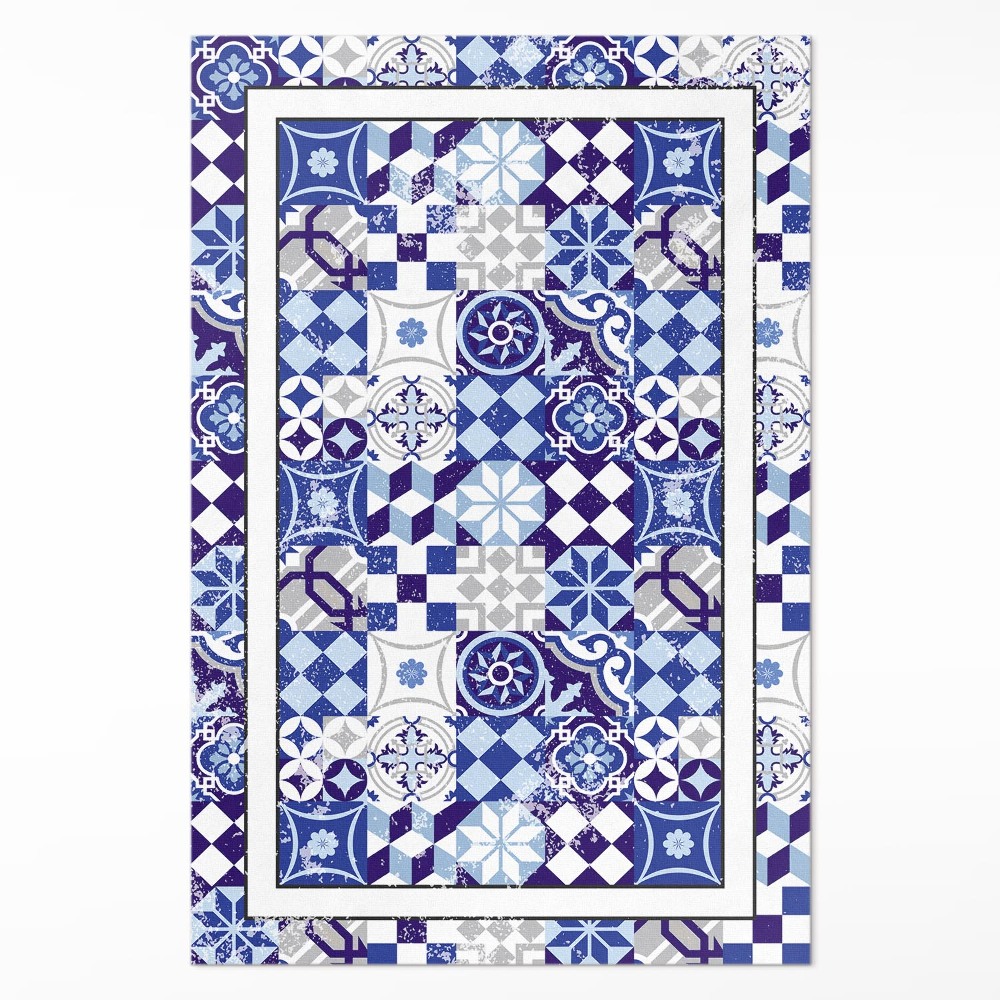 Vinylový koberec Španělské dlaždice dekorativní mozaika