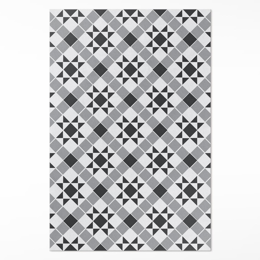 Vinylový koberec Gotické hvězdičky stylové dlaždice