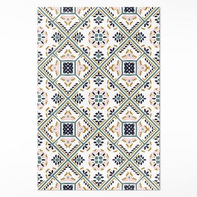 Vinylový koberec Geometrický dekor vzorované dlaždice