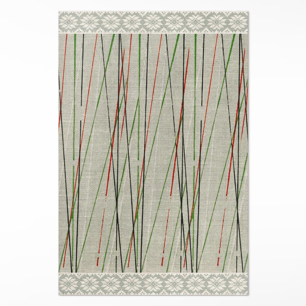 Vinylový koberec Japonský dřevoryt imitace tkaniny