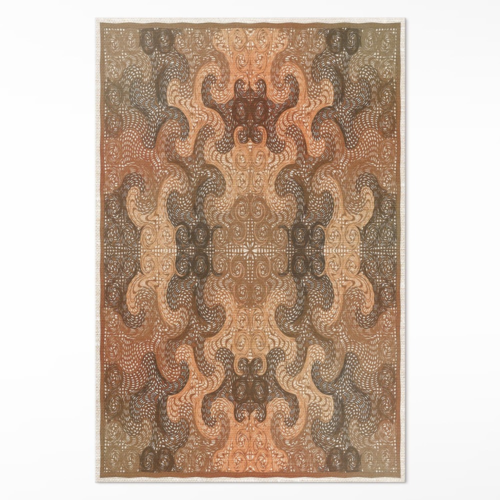 Vinylový koberec Dekorativní spirály orientální vzor