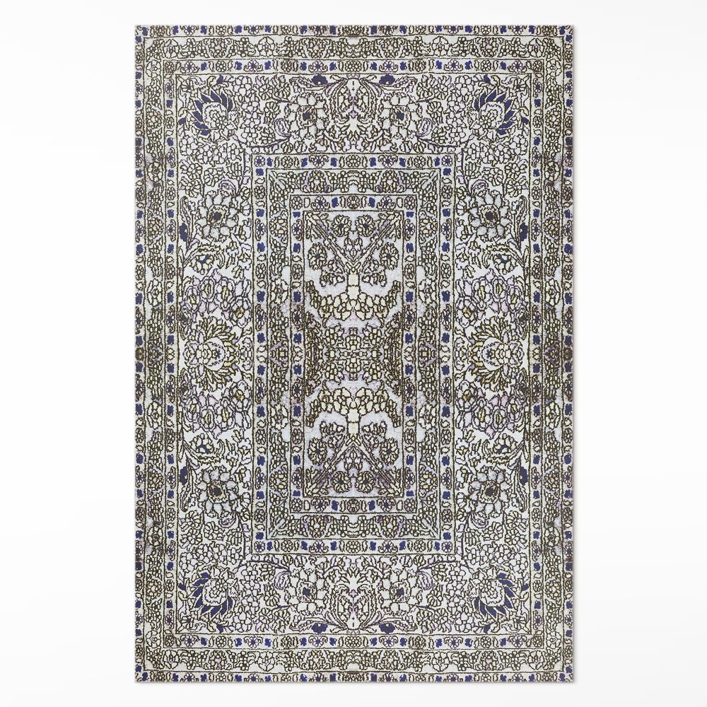 Vinylový koberec Grafický lineární vintage šedý