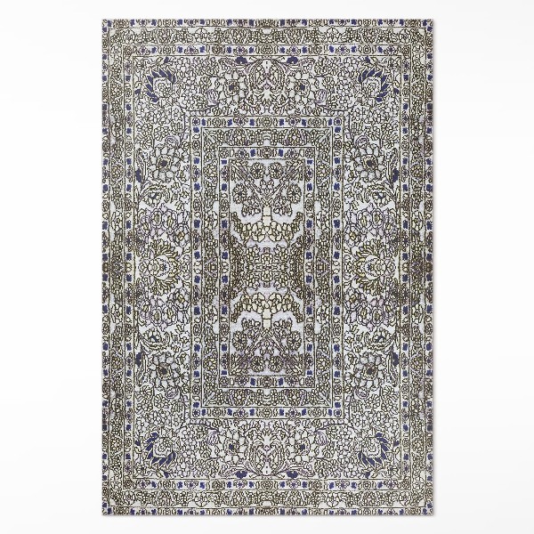 Vinylový koberec Grafický lineární vintage šedý