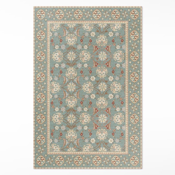 Vinylový koberec Vintage květinový vzor rostlinný ornament