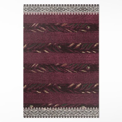 Vinylový koberec Listnaté pruhy Furuya Korin