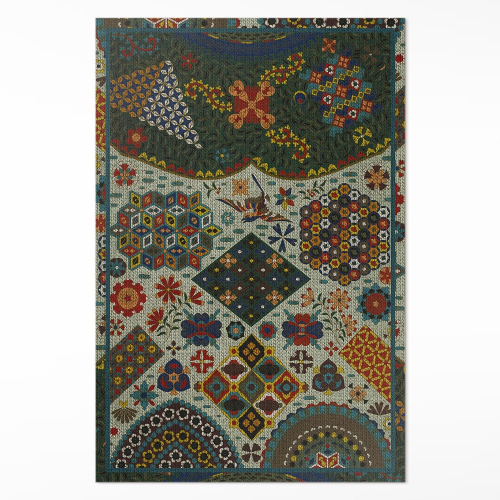 Vinylový koberec Japonský vzor Albert Racinet