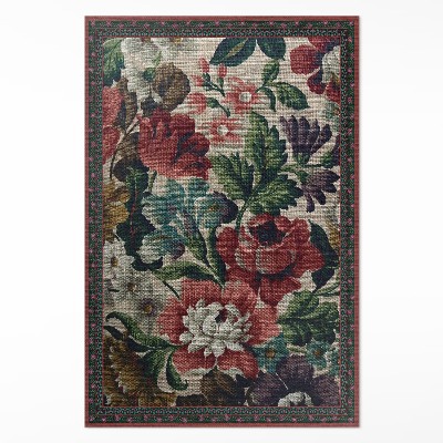 Vinylový koberec Jemný květinový vzor vintage