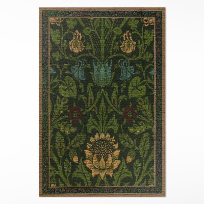 Vinylový koberec Květinové motivy William Morris