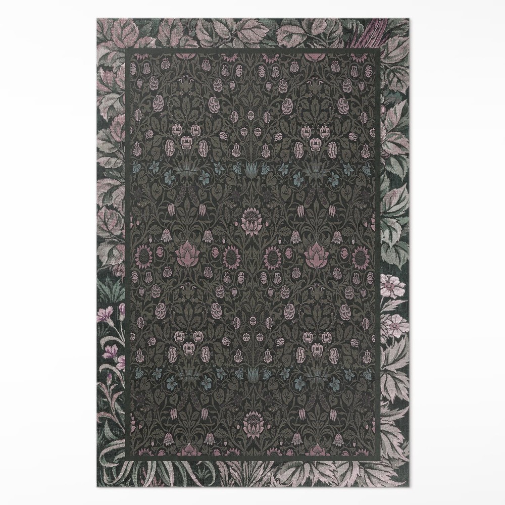 Vinylový koberec Květinový ornament William Morris