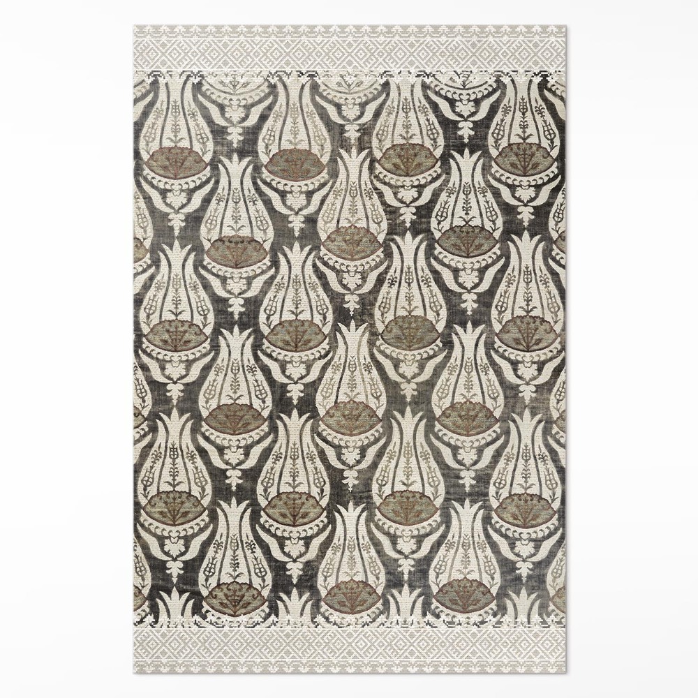 Vinylový koberec Květinové konvice William Morris