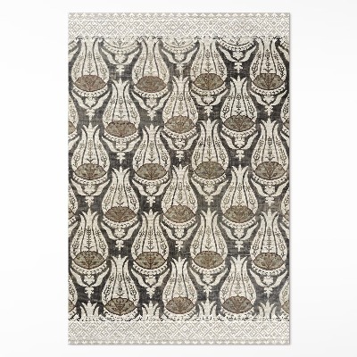 Vinylový koberec Květinové konvice William Morris