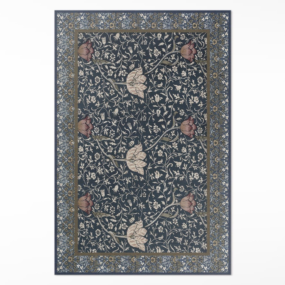 Vinylový koberec Květinová louka William Morris