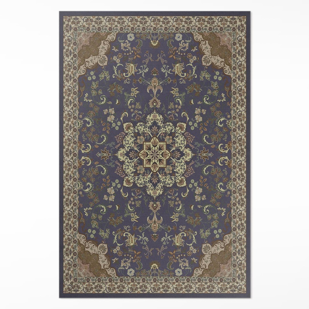 Vinylový koberec Vintage květinový ornamentální vzor