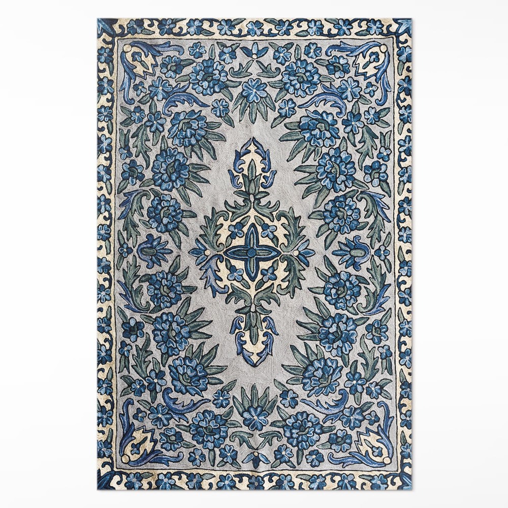 Vinylový koberec Nepál rostlinná dekorace