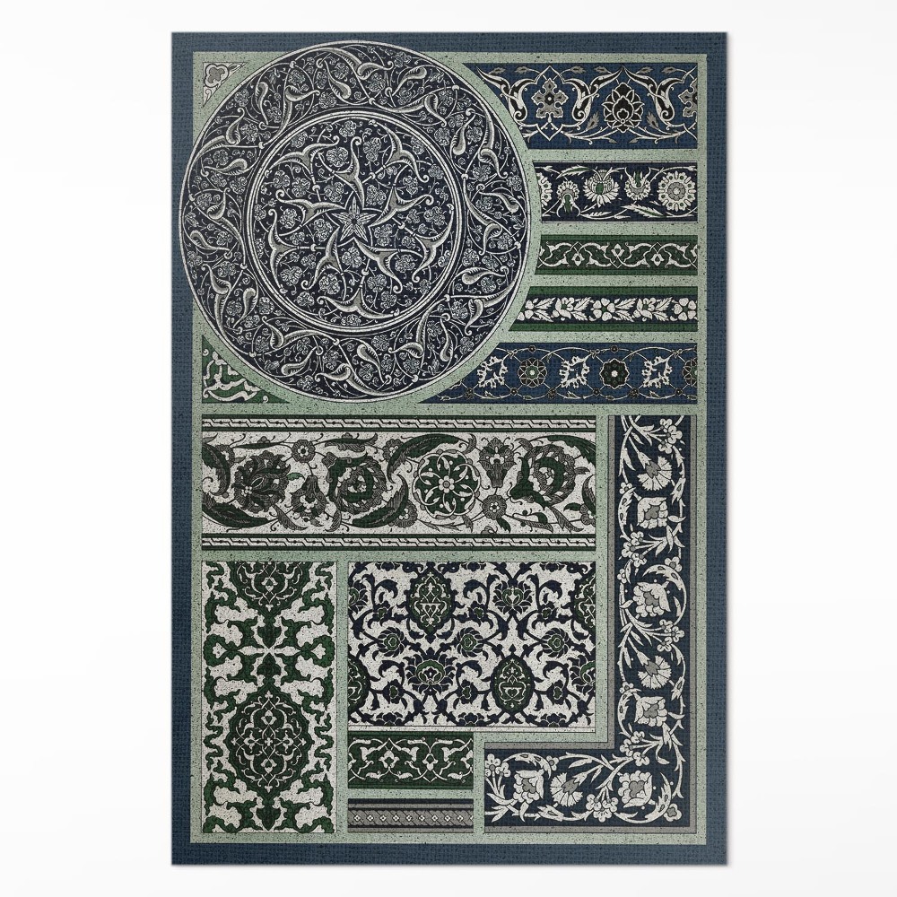 Vinylový koberec Ozdobné vzornictví Alberta Racineta