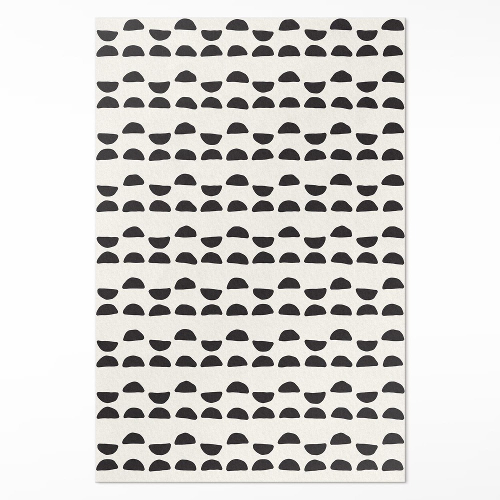 Vinylový koberec Nepravidelné půlměsíce boho vzor