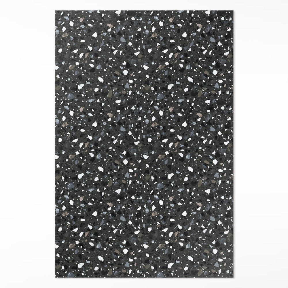 Vinylový koberec Tmavý kámen ozdobný gres