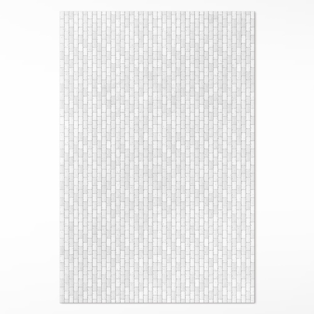 Vinylový koberec Světlá cihlová elegantní mozaika