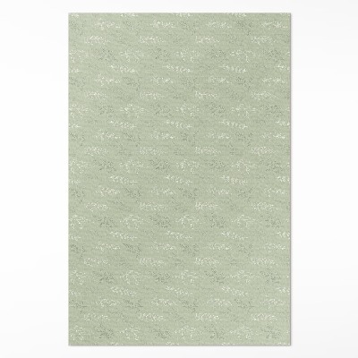 Vinylový koberec Jemné větvičky listy v boho stylu