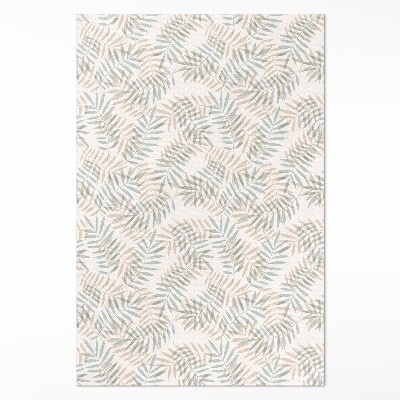 Vinylový koberec Jemné tropické listy boho vzor