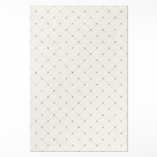 Vinylový koberec Jemné čtverce světlé dlaždice