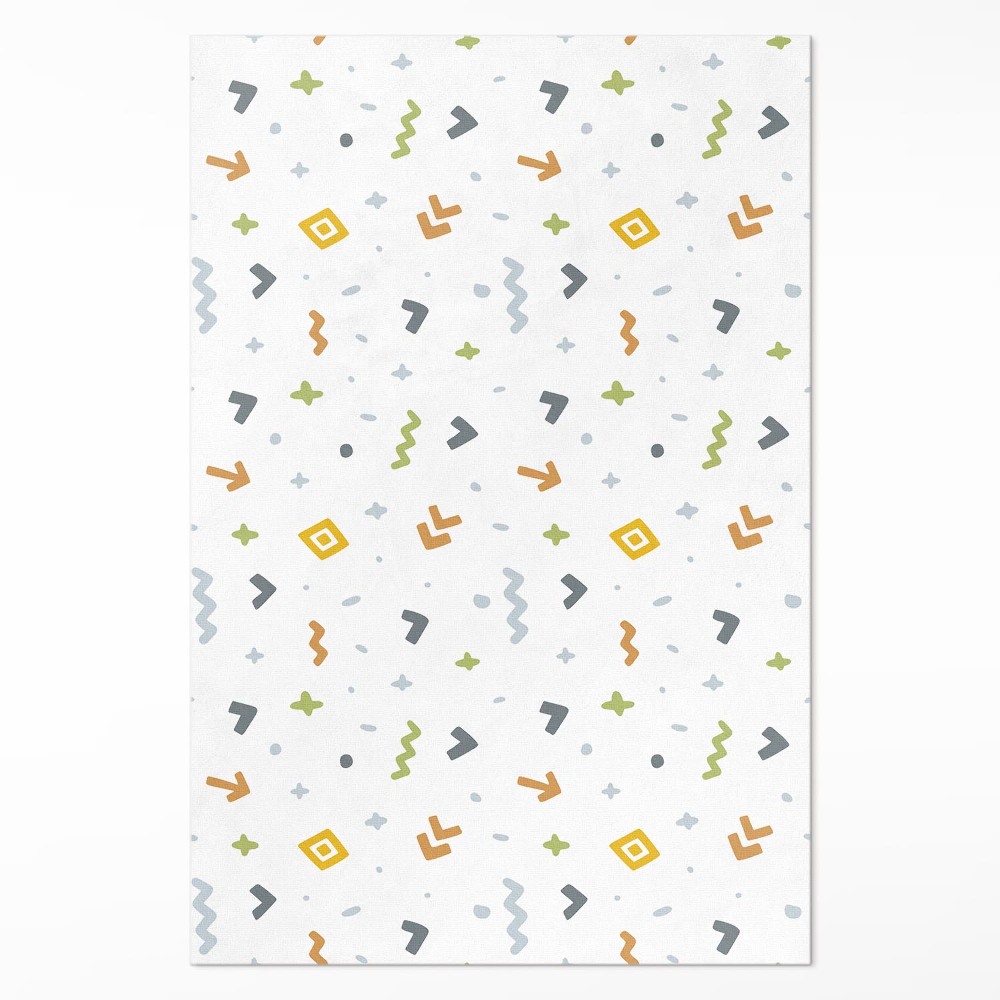 Vinylový koberec Pastelové ikony a tvary boho styl