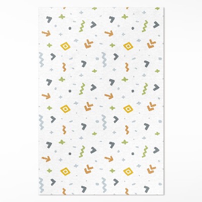 Vinylový koberec Pastelové ikony a tvary boho styl