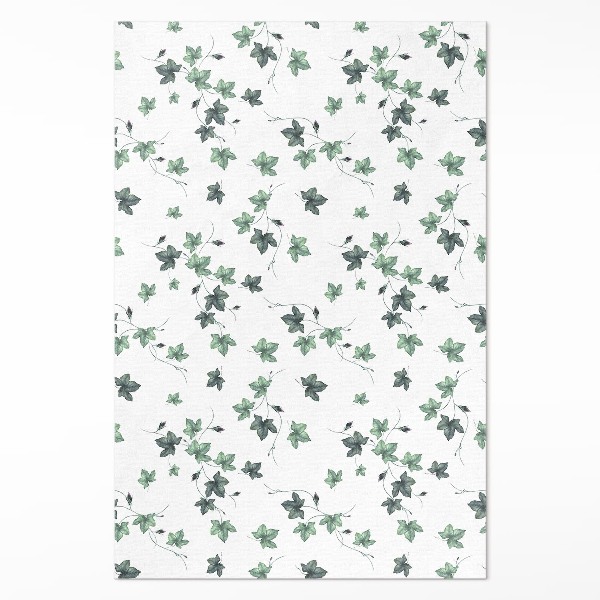 Vinylový koberec Malé lístky rostlinné motivy