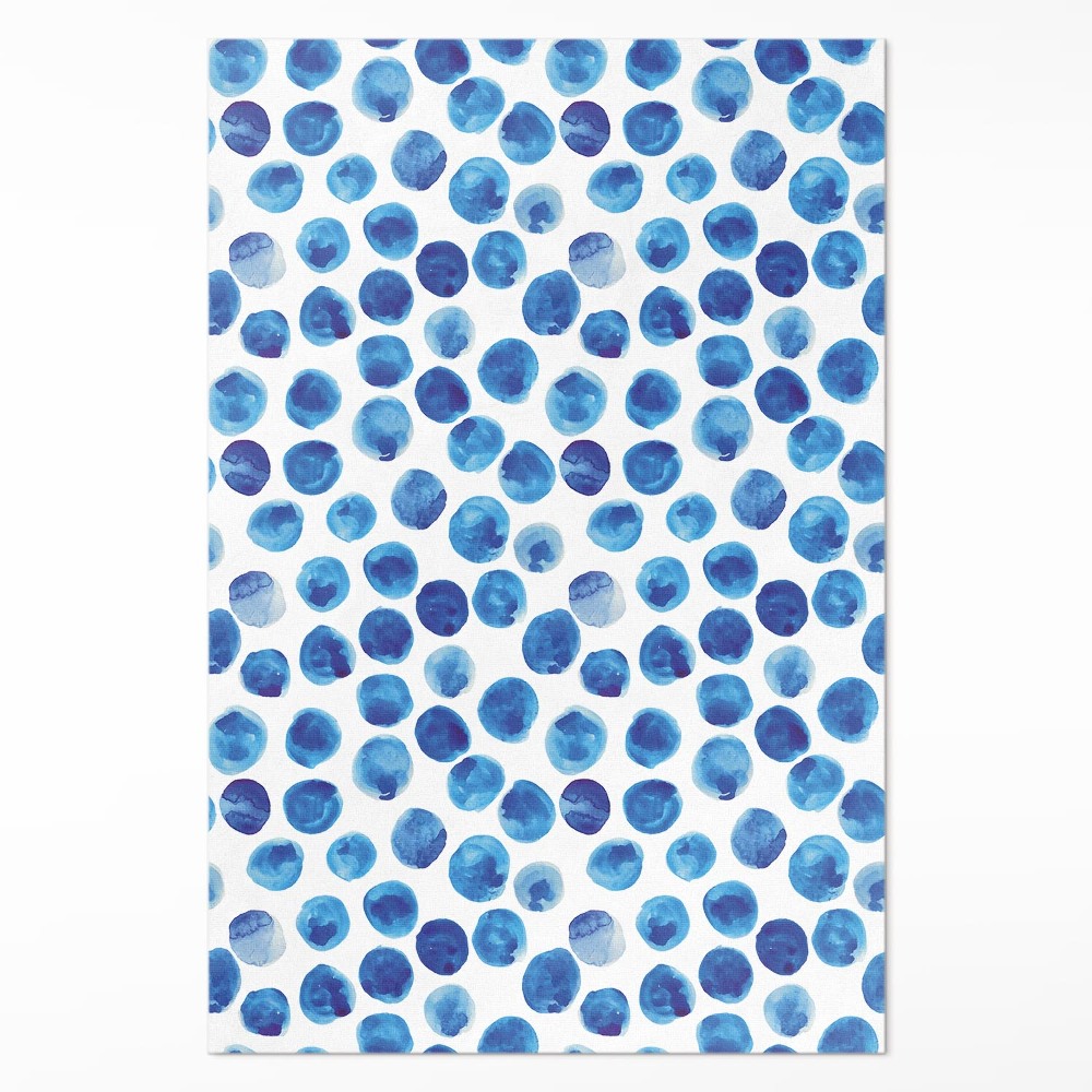 Vinylový koberec Akvarelové tečky malované tvary