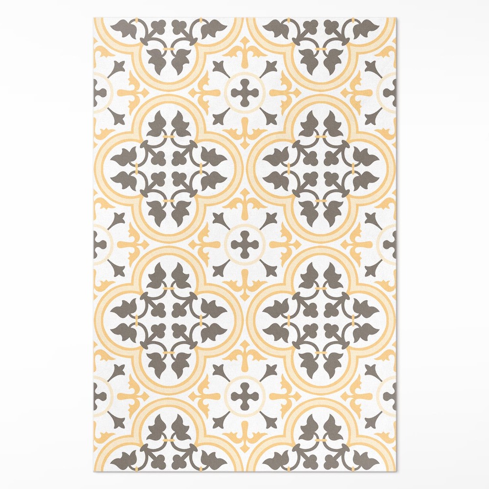 Vinylový koberec Portugalské dlaždice v letním stylu