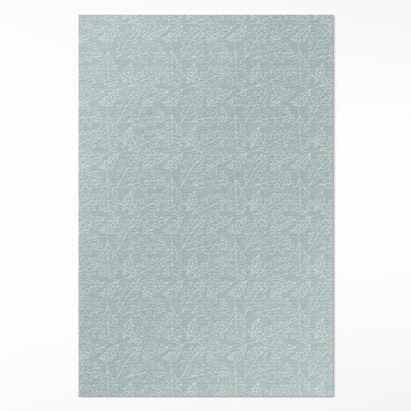 Vinylový koberec Jemné listy ořešáku styl boho