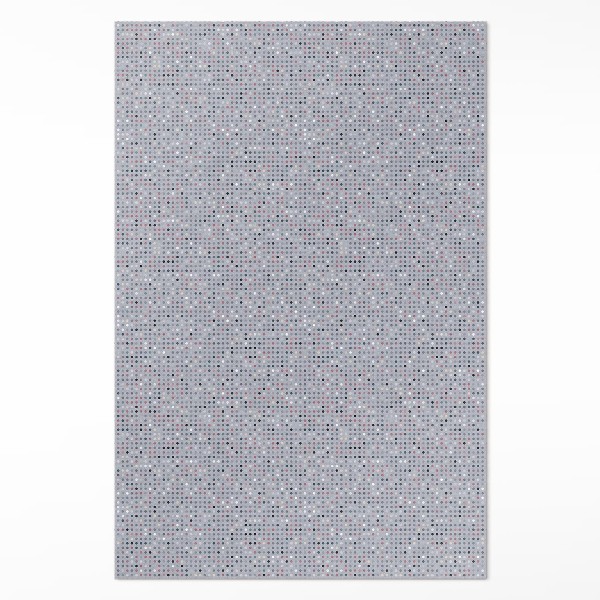 Vinylový koberec Barevné tečky detaily retro