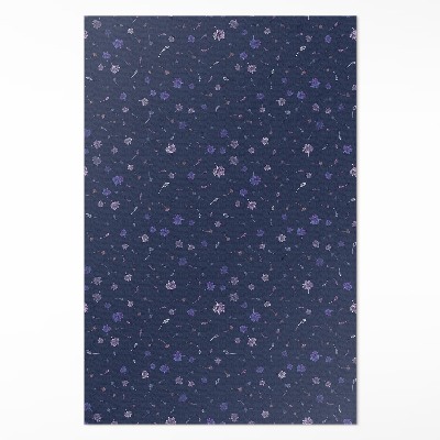 Vinylový koberec Drobné luční květy boho