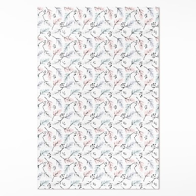 Vinylový koberec Pastelové jemné rostliny v boho stylu