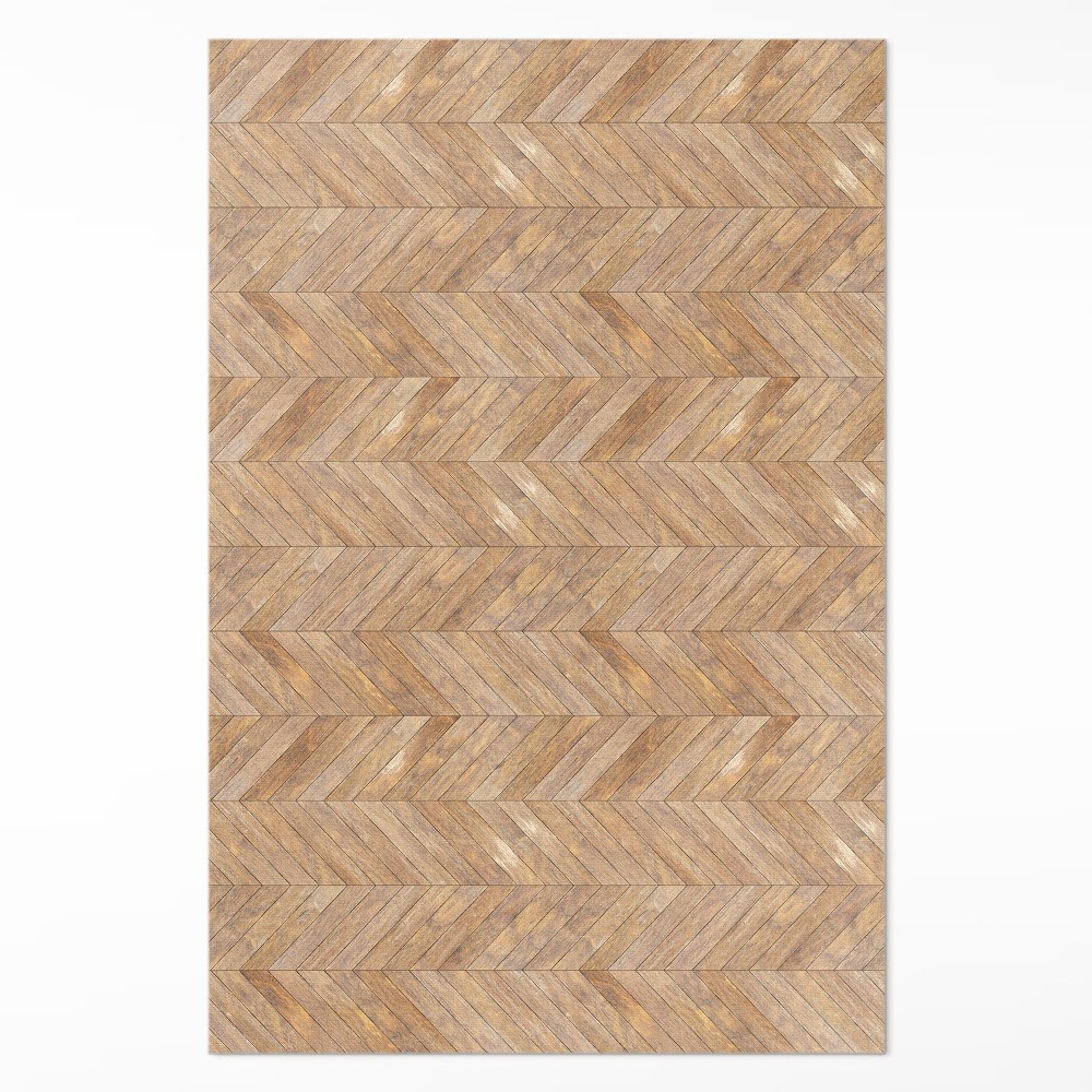 Vinylový koberec Vintage dřevěné parkety podlahové rybí kost