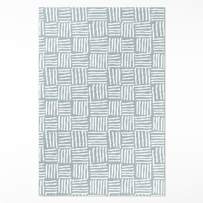 Vinylový koberec Boho pletený vzor minimalistický