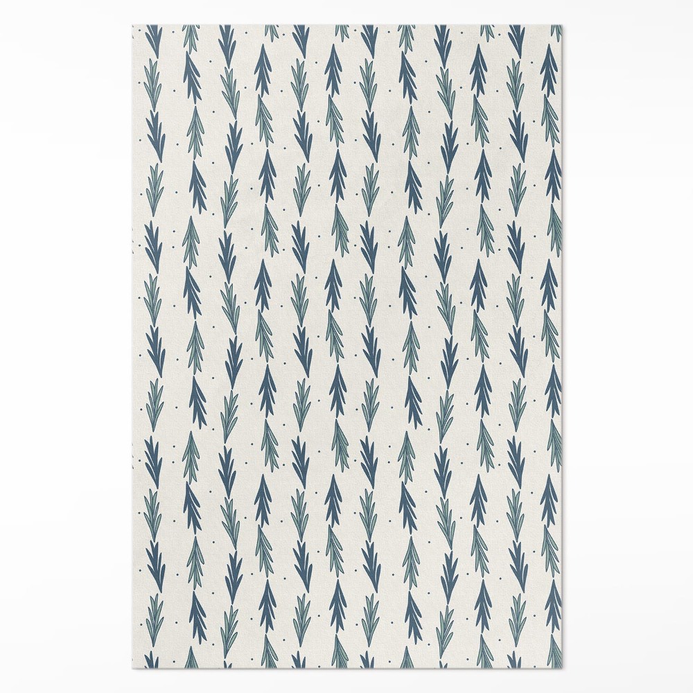 Vinylový koberec Drobné lístky dekorativní boho vzor