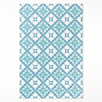 Vinylový koberec Řetězové vazby ozdobné dlaždice