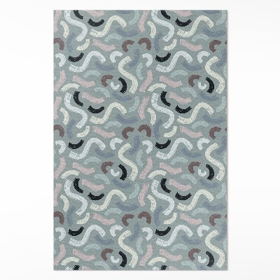 Vinylový koberec Abstraktní retro linie