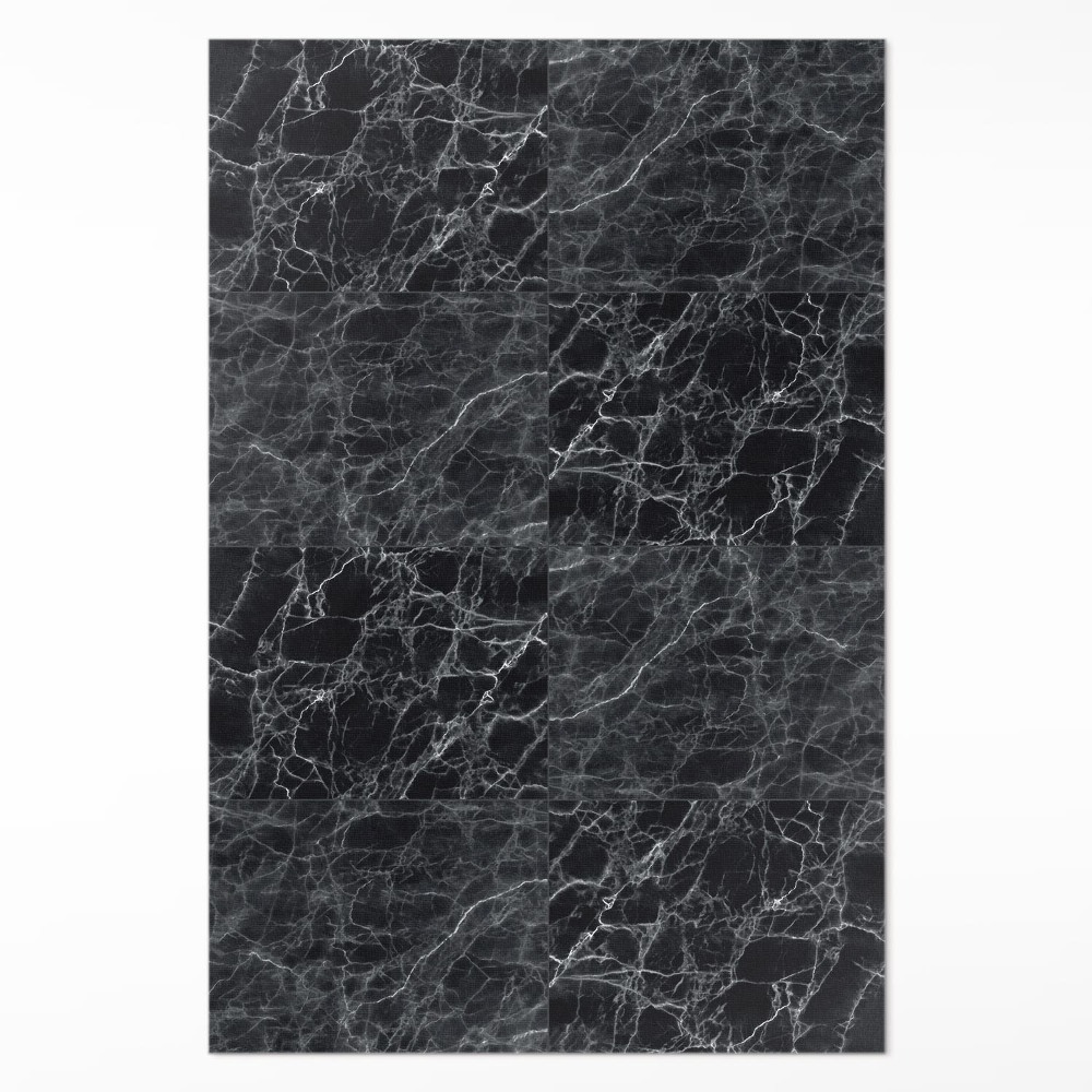 Vinylový koberec Tmavý mramor kamenné kachličky