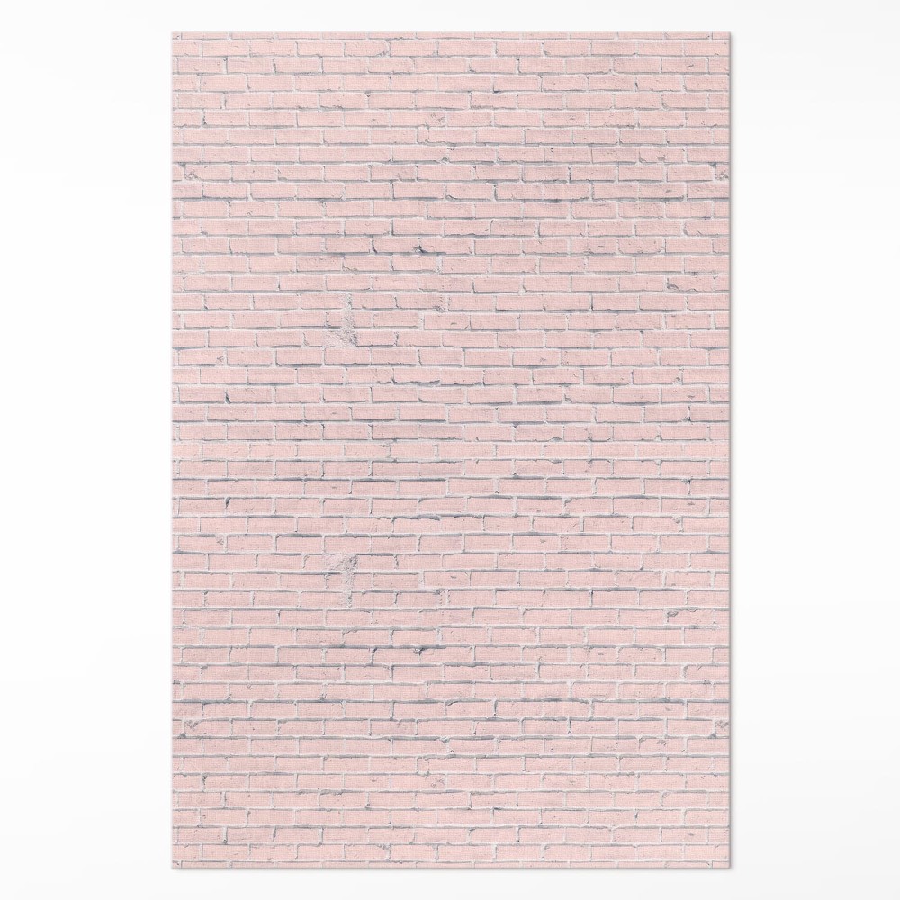 Vinylový koberec Jemná pastelová cihlová zeď