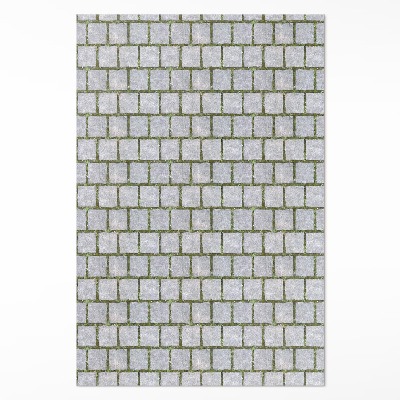 Vinylový koberec Kamenná cesta s mechem