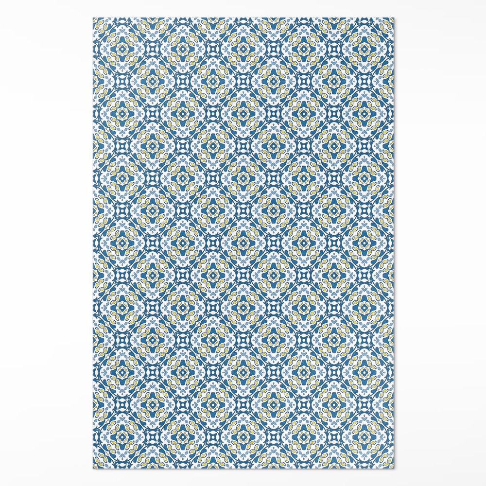 Vinylový koberec Portugalská mozaika ornamentální dlaždice