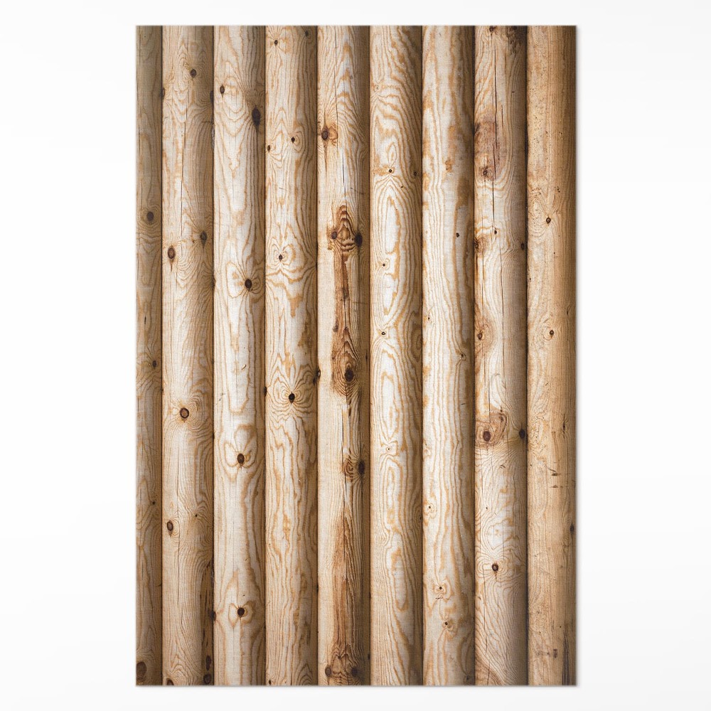 Vinylový koberec Prkna s suky dřevěné trámy