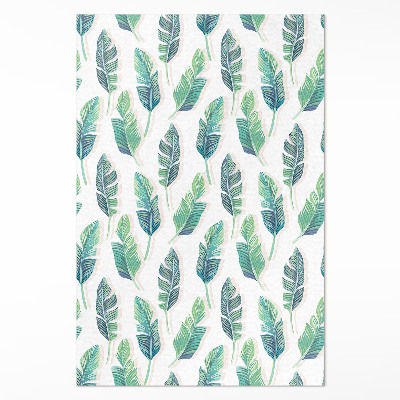 Vinylový koberec Boho peří v jemném stylu